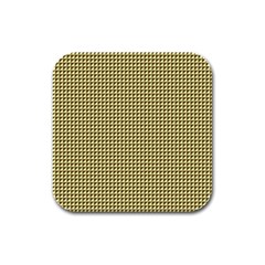 Ocre Triangulate Rubber Square Coaster (4 Pack)  by jumpercat