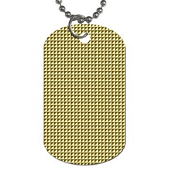 Ocre Triangulate Dog Tag (one Side) by jumpercat