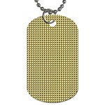 Ocre Triangulate Dog Tag (Two Sides) Front