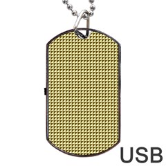 Ocre Triangulate Dog Tag Usb Flash (one Side) by jumpercat