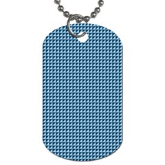 Blue Triangulate Dog Tag (one Side) by jumpercat