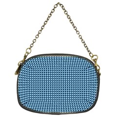 Blue Triangulate Chain Purses (one Side)  by jumpercat