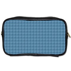 Blue Triangulate Toiletries Bags 2-side by jumpercat