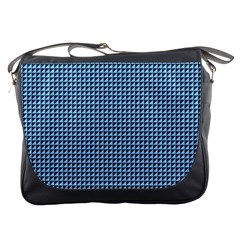 Blue Triangulate Messenger Bags by jumpercat