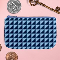 Blue Triangulate Large Coin Purse by jumpercat