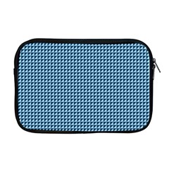 Blue Triangulate Apple Macbook Pro 17  Zipper Case by jumpercat