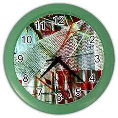 Hidden Strings Of Urity 10 Color Wall Clocks by bestdesignintheworld