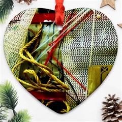 Hidden Strings Of Purity 15 Ornament (heart) by bestdesignintheworld