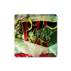 Hidden Strings Of Purity 13 Square Magnet by bestdesignintheworld