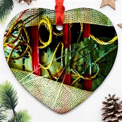 Hidden Strings Of Purity 13 Ornament (heart) by bestdesignintheworld