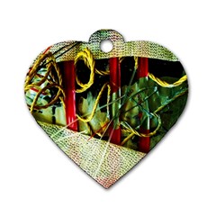 Hidden Strings Of Purity 13 Dog Tag Heart (two Sides) by bestdesignintheworld