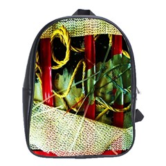 Hidden Strings Of Purity 13 School Bag (xl) by bestdesignintheworld