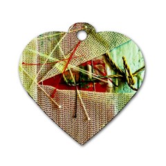 Hidden Strings Of Purity 12 Dog Tag Heart (one Side) by bestdesignintheworld