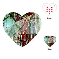 Hidden Strings Of Urity 10 Playing Cards (heart)  by bestdesignintheworld