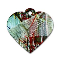 Hidden Strings Of Urity 10 Dog Tag Heart (one Side) by bestdesignintheworld