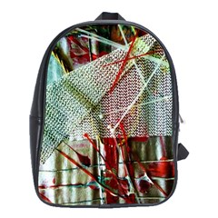 Hidden Strings Of Urity 10 School Bag (xl) by bestdesignintheworld