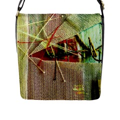 Hidden Strings Of Purity 12 Flap Messenger Bag (l)  by bestdesignintheworld