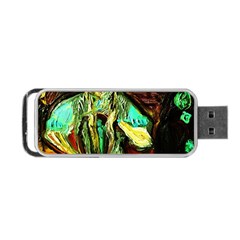 Girl In A Bar Portable Usb Flash (one Side) by bestdesignintheworld