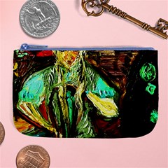 Girl In A Bar Large Coin Purse by bestdesignintheworld