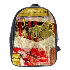 Hidden Strings Of Purity 4 School Bag (large) by bestdesignintheworld