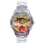 Hidden Strings Of Purity 4 Stainless Steel Analogue Watch Front