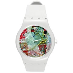 Hidde Strings Of Purity 2 Round Plastic Sport Watch (m) by bestdesignintheworld