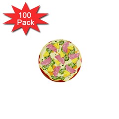 Pizza Clip Art 1  Mini Buttons (100 Pack)  by Sapixe