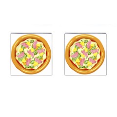 Pizza Clip Art Cufflinks (square) by Sapixe