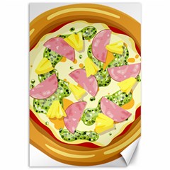 Pizza Clip Art Canvas 12  X 18   by Sapixe