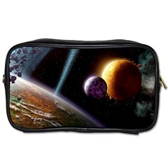 Planets In Space Toiletries Bags by Sapixe