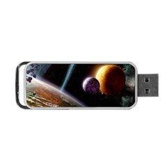 Planets In Space Portable Usb Flash (two Sides) by Sapixe