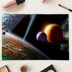 Planets In Space Cosmetic Bag (xxl)  by Sapixe