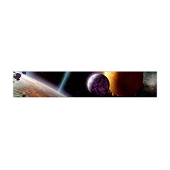 Planets In Space Flano Scarf (mini) by Sapixe