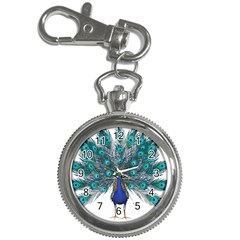 Peacock Bird Peacock Feathers Key Chain Watches by Sapixe