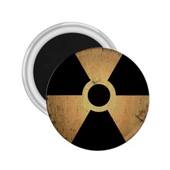 Radioactive Warning Signs Hazard 2 25  Magnets by Sapixe