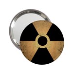 Radioactive Warning Signs Hazard 2.25  Handbag Mirrors Front