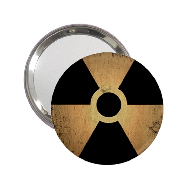 Radioactive Warning Signs Hazard 2.25  Handbag Mirrors