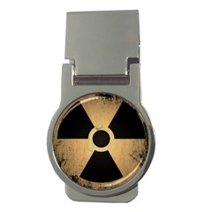 Radioactive Warning Signs Hazard Money Clips (round)  by Sapixe