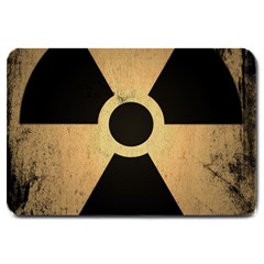 Radioactive Warning Signs Hazard Large Doormat 