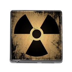 Radioactive Warning Signs Hazard Memory Card Reader (square) by Sapixe