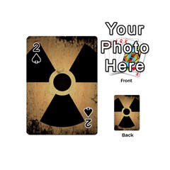 Radioactive Warning Signs Hazard Playing Cards 54 (mini)  by Sapixe