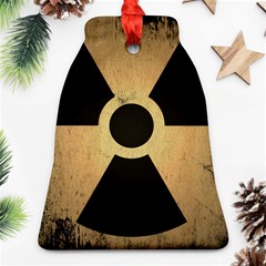 Radioactive Warning Signs Hazard Bell Ornament (two Sides) by Sapixe