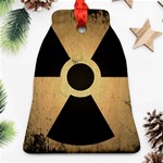 Radioactive Warning Signs Hazard Bell Ornament (Two Sides) Front