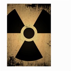 Radioactive Warning Signs Hazard Large Garden Flag (two Sides) by Sapixe