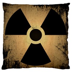 Radioactive Warning Signs Hazard Standard Flano Cushion Case (two Sides) by Sapixe