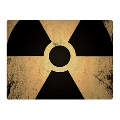 Radioactive Warning Signs Hazard Double Sided Flano Blanket (mini)  by Sapixe