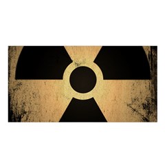 Radioactive Warning Signs Hazard Satin Shawl by Sapixe