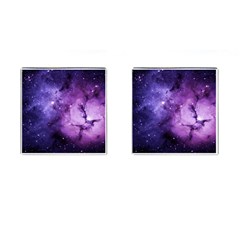 Purple Space Cufflinks (square) by Sapixe