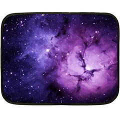 Purple Space Fleece Blanket (mini) by Sapixe