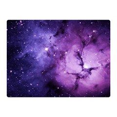 Purple Space Double Sided Flano Blanket (mini)  by Sapixe